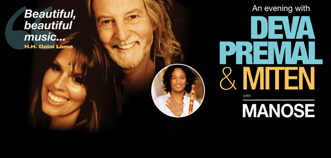 An Evening with Deva Premal & Miten with Manose alt text